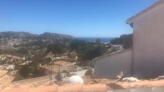 شقة Atico-Penthouse En Moraira Con Vistas Al Mar تيولادا المظهر الخارجي الصورة