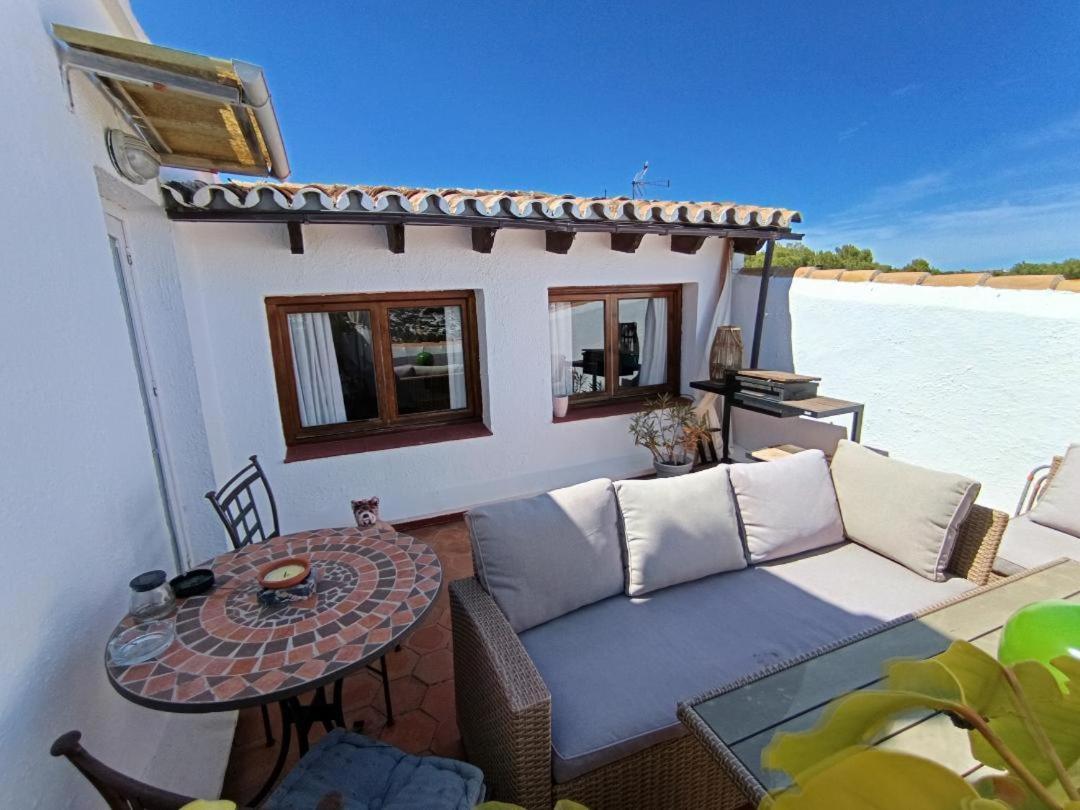 شقة Atico-Penthouse En Moraira Con Vistas Al Mar تيولادا المظهر الخارجي الصورة